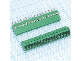 KF128-2.54-16P клеммник 16к шаг 2,54мм