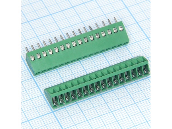 KF128-2.54-16P клеммник 16к шаг 2,54мм