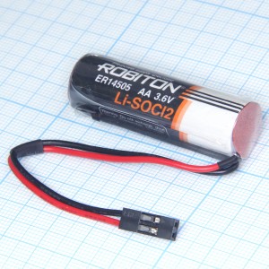 ER14505-DP батарея 3,6V Li-SOCl2 с коннектором Robiton