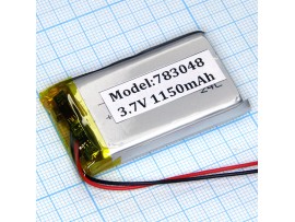 LP783048 Li-Pol Аккумулятор 3,7V 1150mAh