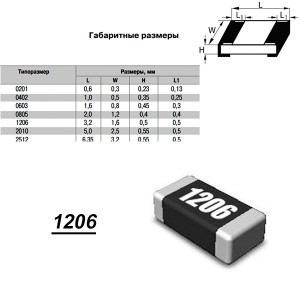 Термистор NTC B57621C474J62 1206 470кОм