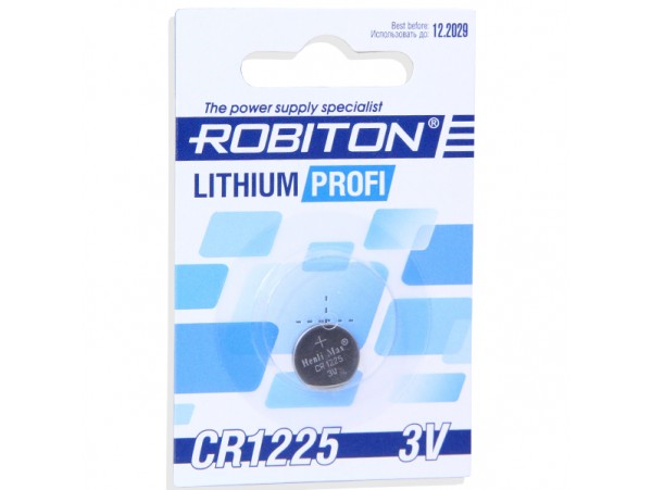 CR1225 Батарея 3V  Robiton