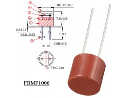 Пред.3,15A/250V FBMF1006 (d=8;h=8) медленный