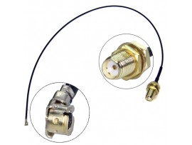 SMA-female - U.FL (IPX) перех. антенный, 25 см