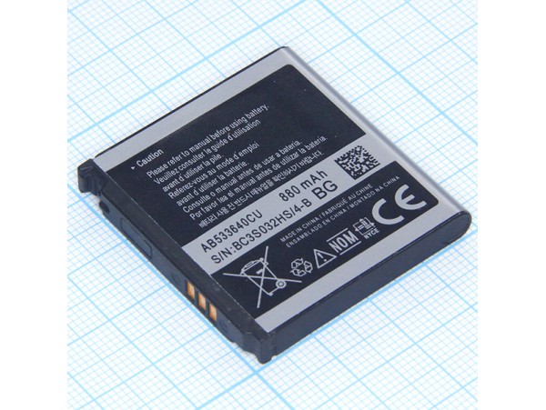 SAM S3600 акк 3,7V/880mAh AB533640CU