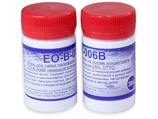 EO-B-006B Emil Otto флюс безотмывочный, 30мл