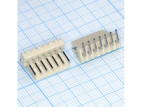 WF-7R 2,54 вилка 7к.на плату угловая