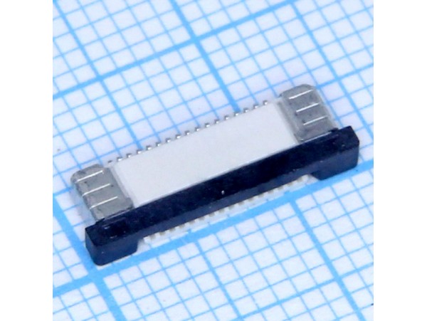 FPC 0,5-16-02 розетка 16к под шлейф, шаг 0,5мм, SMD
