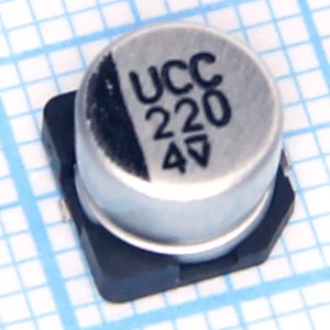 Конд.220/4V 6354 SMD