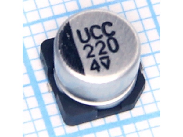 Конд.220/4V 6354 SMD