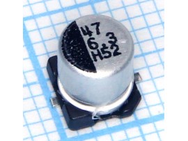 Конд.47/6,3V 0558 SMD