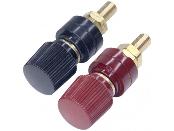 LF1-M10 клемма на блок красная/черная комплект