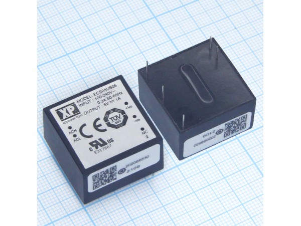 ECE05US05 Преобразователь напряжения 220VAC>5VDC/1A