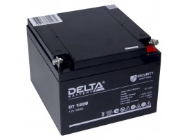 Аккумулятор 12V/26Ah DT1226 (125х175х166) DELTA