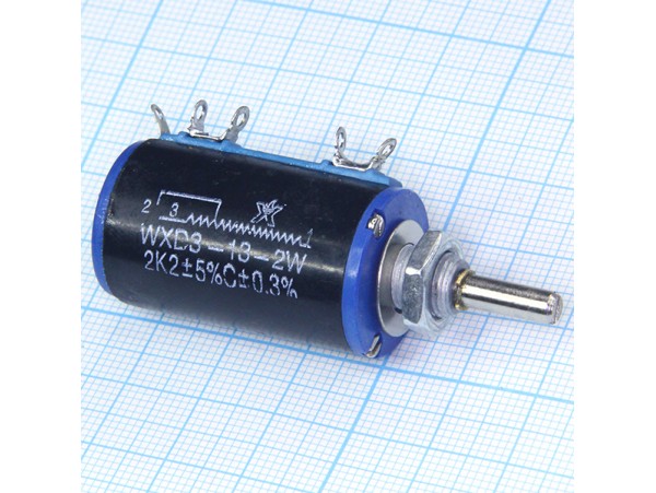 Резистор 2,2 кОм под гайку WXD3-13-2W Резистор 2,2 кОм под гайку WXD3-13-2W