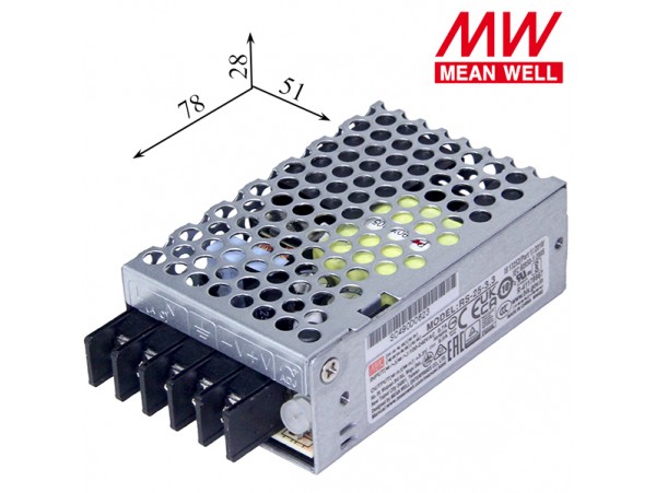 БП 3,3V6A клеммы RS-25-3,3 блок питания