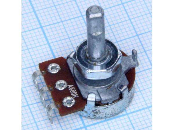 Резистор СП3-400 а М 680 кОм А вал 3/20