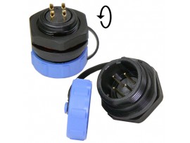 OL1712/P4 вилка 4pin на блок герметичная