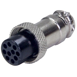 GX16M-10A розетка 10PIN на кабель 16мм