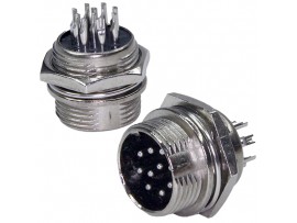 GX16M-10B вилка 10PIN на блок 16мм