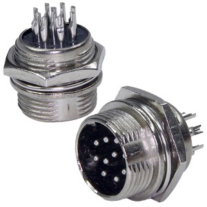 GX16M-10B вилка 10PIN на блок 16мм