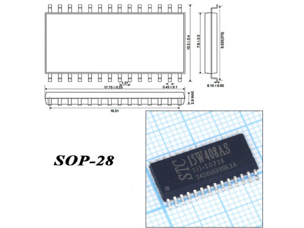 STC15W408AS-35I SOP28