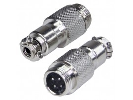 GX12M-4 вилка 4PIN на кабель