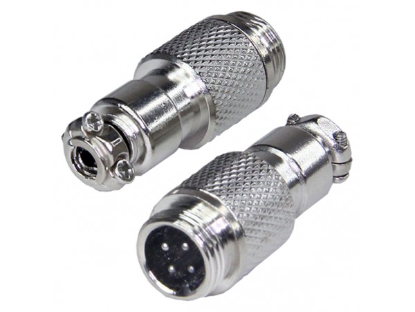 GX12M-4 вилка 4PIN на кабель