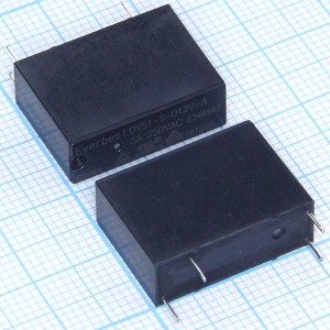Реле 12VDC DYS1-S-D12V-A 1A 5A/250VAC