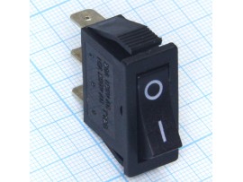 RS-102-16C 250V/15A переключатель ON-ON черный