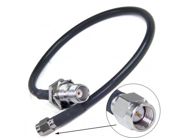 Переходник гн. TNC = шт. SMA, 0,3м