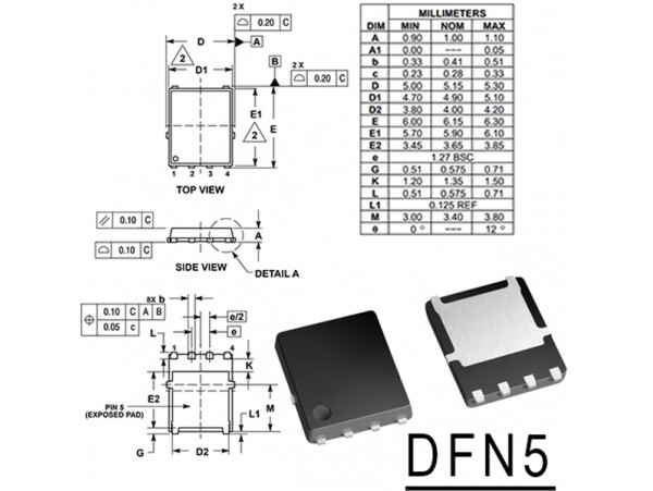 NTMFS5C410NT1G транзистор