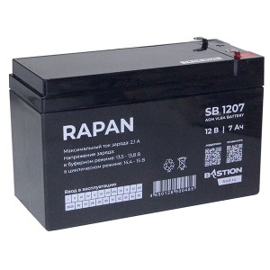 Аккумулятор 12V/7Ah SB1207 (151х65х98мм)  RAPAN
