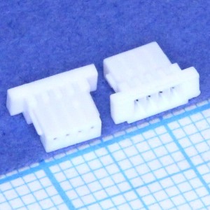 L-KLS1-XF1-1.00-1-04-H Розетка на кабель шаг 1,0мм