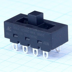 LQ-103H переключатель движковый 3 пол. 12A/250V