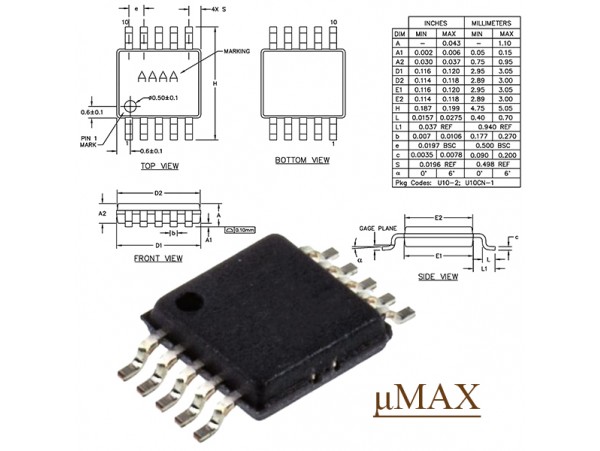 MAX9924UAUB+T