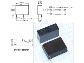 Реле 5VDC 1A G5NB-1A-E 5A/250VAC