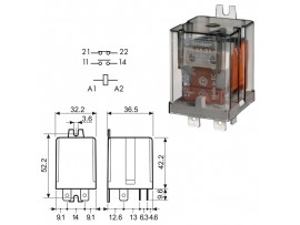 Реле 220VAC 653182304300 30A/250VAC