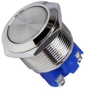 PBS-28 22мм 250V/5A кнопка off-on с фиксацией антиванд.