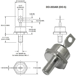 VS-40HF160 диод 40A/1600V