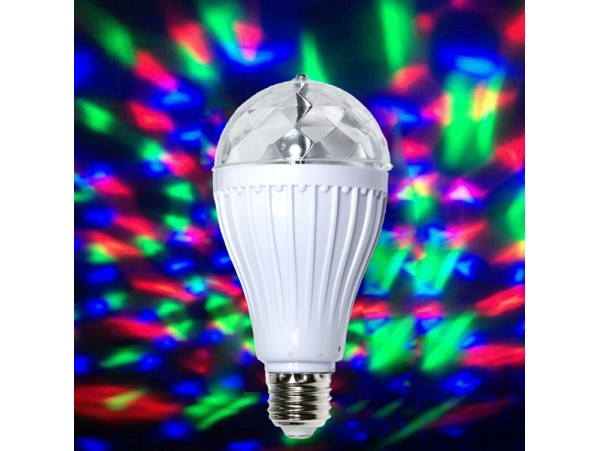 Лампа RGB E27 EL142  для световых шоу КОСМОС