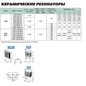 КВАРЦ 465 кГц - B 3pin