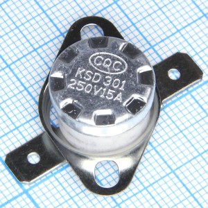 KSD-301-200С 250V15A Термостат нормально замкнутый