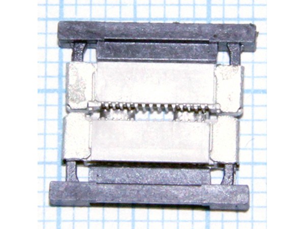 Коннектор 2 pin шт=шт. жесткий 2P-2P 8mm