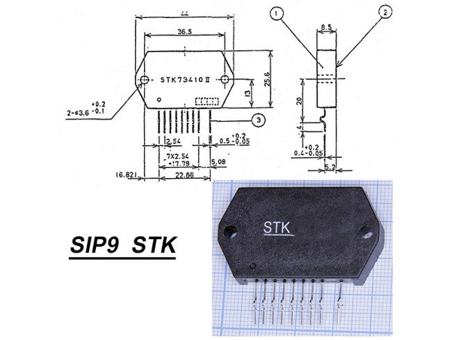 Stk730 080 схема включения