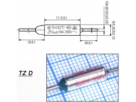 TZ D-085-10А Термопредохранитель