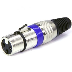 XLR-3F Розетка 3к.на кабель микр.