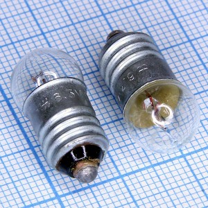 Лампа 6,3V 0,3A E10 МН