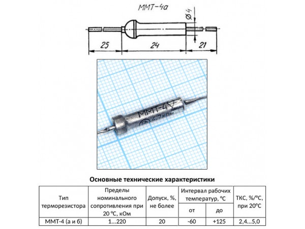 ММТ-4а-4,7к Терморезистор