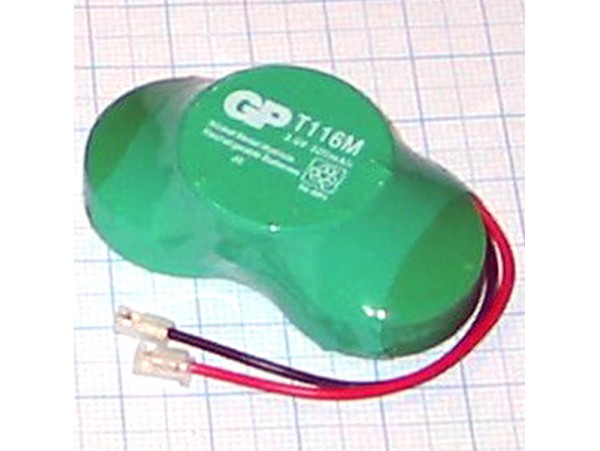 Аккумулятор 3,6V/320 (3*d=25;h=9)GP NIMH T116M